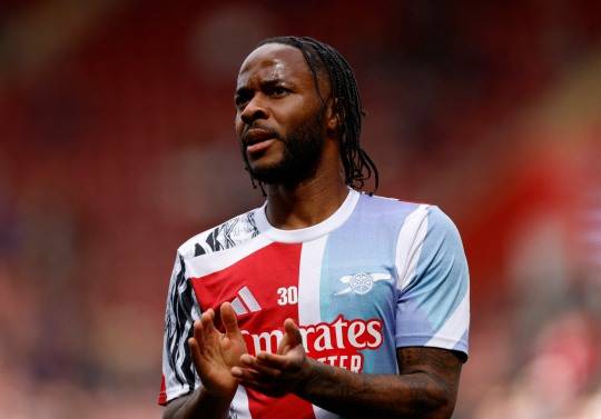 아스널에서 임대 선수로 뛰던 스털링. 사진[로이터=연합뉴스 자료사진]