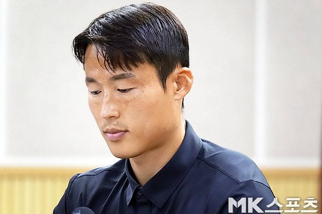 손준호는 산둥 타이산에서 뛸 당시 ‘비(非)국가공작인원 수뢰죄’로 중국 축구계에서 영구 제명됐지만, K리그1 소속이던 수원 FC를 거쳐 K리그2 충남아산프로축구단에서 선수 생활을 이어가고 있다. 사진=이근승 기자