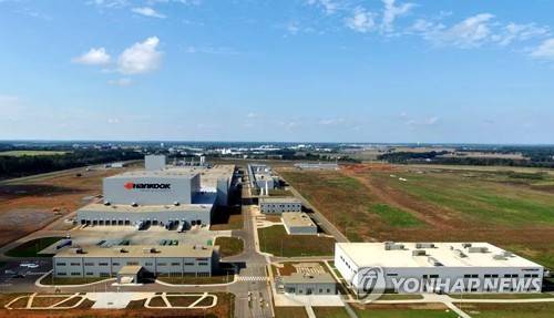 한국타이어 미국 테네시 공장 전경 [한국타이어=연합뉴스 제공]