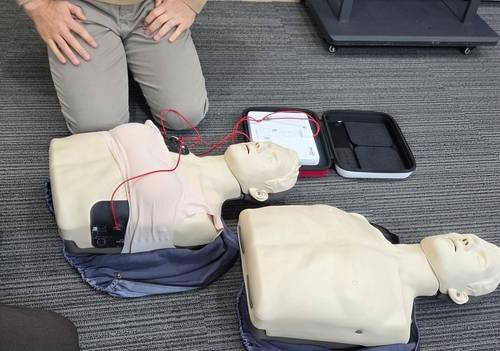 개정 심폐소생술 시연 장면 [질병관리청 제공=연합뉴스]