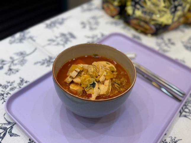 기자가 직접 끓인 신라면 골드/사진=김다이 기자 @neverdie