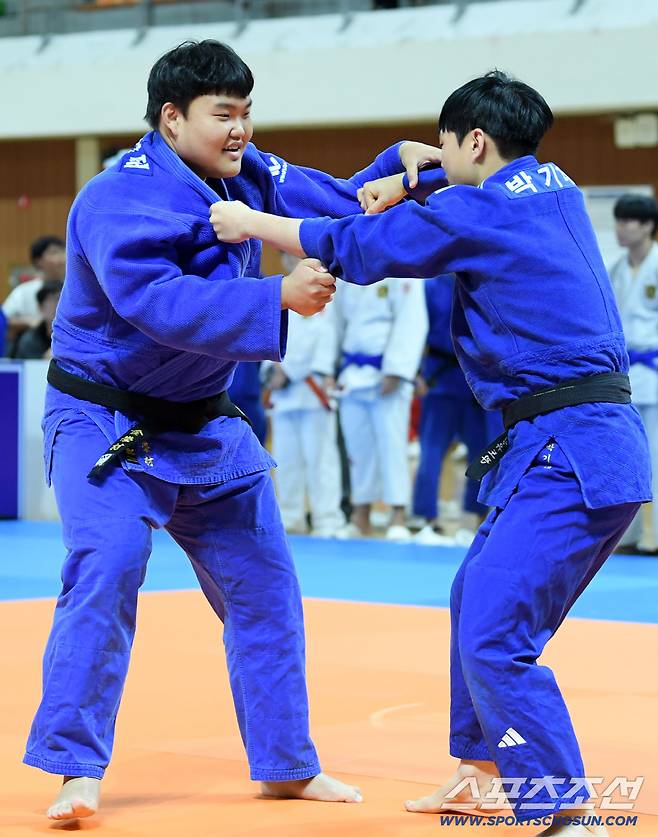 2025 청소년스포츠한마당 유도대회가 대전한밭체육관에서 열렸다. 학생들이 유도를 즐기고 있다. 대전=박재만 기자 pjm@sportschosun.com/