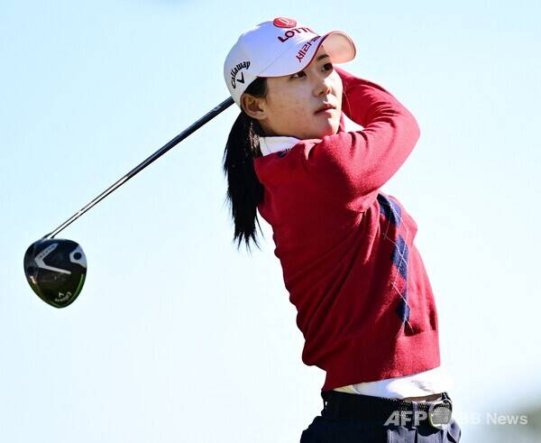 미국여자프로골프(LPGA) 투어 2026시즌 개막전 힐튼 그랜드 베케이션스 토너먼트 오브 챔피언스에 출전한 황유민 프로가 1라운드에서 경기하는 모습이다. 사진제공=ⓒAFPBBNews = News1 (사진을 무단으로 사용하지 마십시오.)
