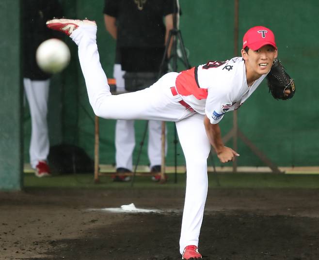 한화는 29일 김범수의 FA 보상선수로 양수호(사진)를 지명했다. 그는 150㎞가 넘는 빠른 공을 던지는 투수로 많은 기대를 받고 있다. 사진제공｜KIA 타이거즈