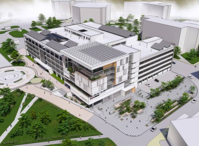 경북대학교 중앙도서관 리모델링 및 서고 확장 사업 조감도. 경북대 제공