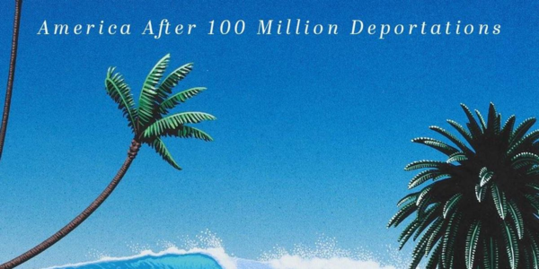 ① 미 국토안보부가 공식 X 계정에 게시한 해변 이미지