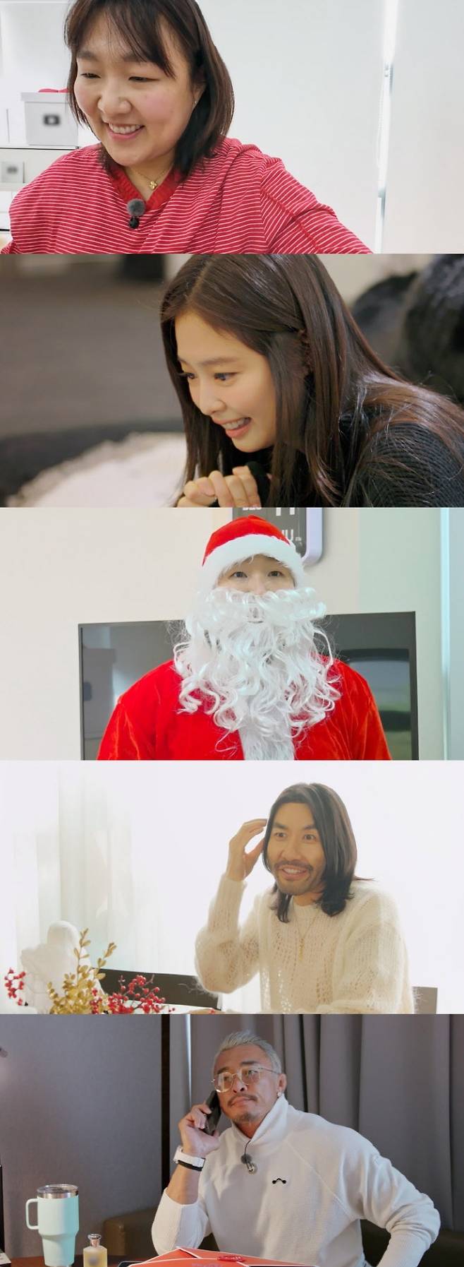 이수지, 최애 제니 팬심 폭발...언더커버 산타 변신(마니또 클럽)