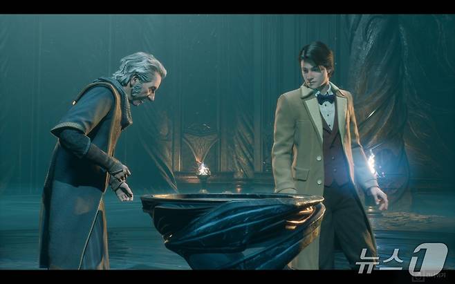 HP 오멘 맥스 16으로 호그와트 레거시 플레이 모습. 뉴스1 ⓒ News1 김민석 기자