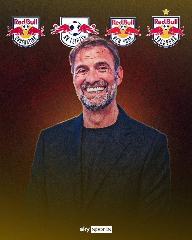 레드불 글로벌 사커 책임자로 부임한 위르겐 클롭 전 리버풀 감독. 사진=스카이스포츠