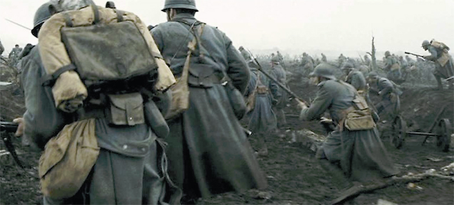 1차 세계대전을 다룬 영화 ‘인게이지먼트’의 한 장면. [워너브러더스코리아]