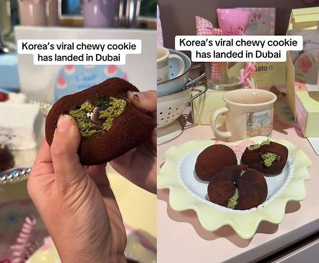두바이에서 판매되는 ‘두바이 쫀득 쿠키’ [타임아웃두바이]