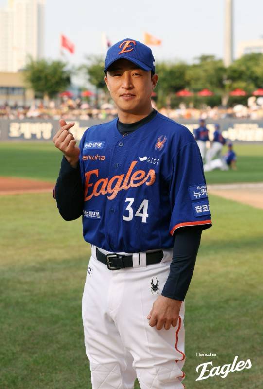 지난해 한화 이글스 유니폼을 입고 활약하던 손아섭의 모습. /사진=한화 이글스 제공