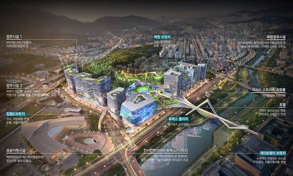 백현마이스 구상도. /성남시 제공