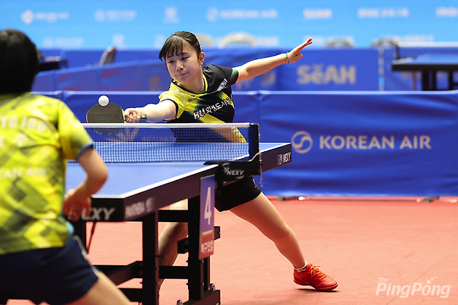 여자 탁구 유망주 허예림(화성도시공사 U15)이 국가대표 2차 선발전을 통과하며 최종 선발전에 진출했다. 사진=더 핑퐁