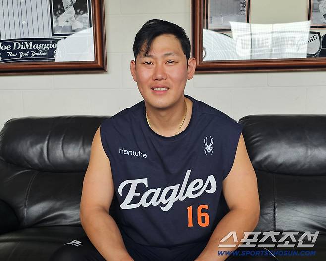 인터뷰에 임한 한화 하주석. 김영록 기자