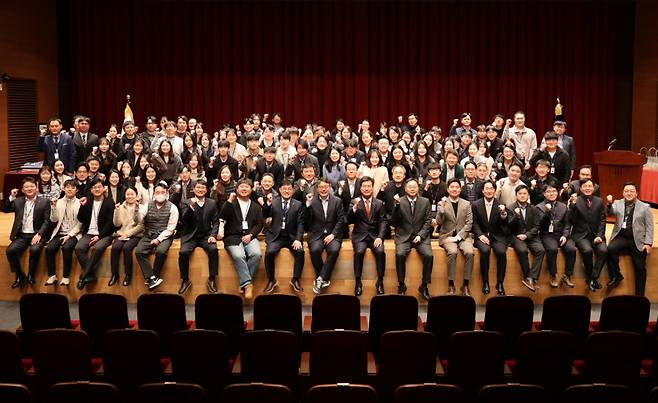 국가과학기술연구회 임직원 단체사진./사진제공=국가과학기술연구회