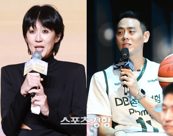 홍진경, 이관희. 연합뉴스, 경향신문 DB