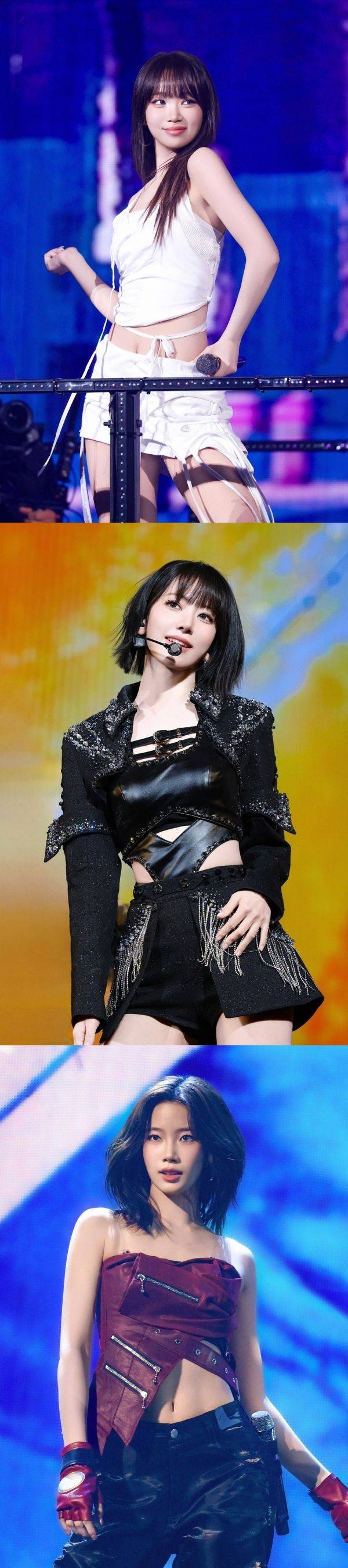 김채원, 사쿠라, 카즈하 / 사진=쏘스뮤직