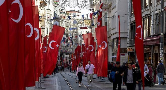 튀르키예 이스탄불의 이스티클랄 거리(사진=로이터·연합뉴스)