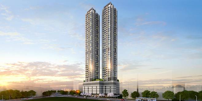 '경남아너스빌 시그니처' 조감도(삼환기업 제공) 뉴스1 ⓒ News1