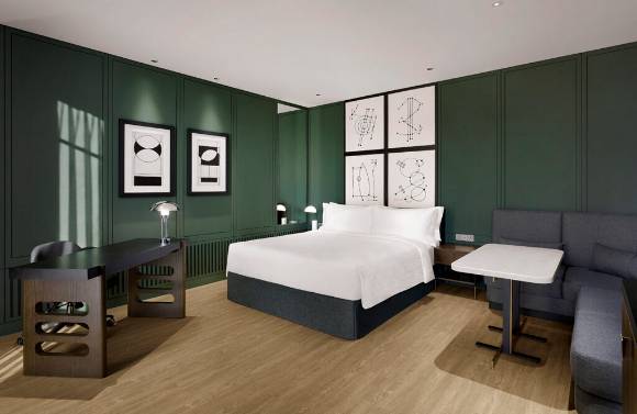 그래비티 조선 서울 판교의 설 패키지 러브 인 더 시티 나잇에 포함된 프리미어 디럭스. [사진=조선호텔앤리조트]