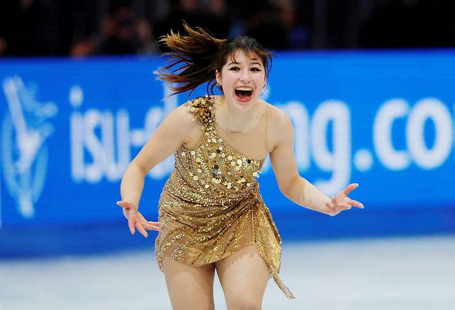 알리사 리우는 은퇴 후 복귀하는 과정을 거치며 피겨를 포함한 자신의 인생을 더 크고 넓게 바라볼 수 있게 됐다. [로이터=연합뉴스]