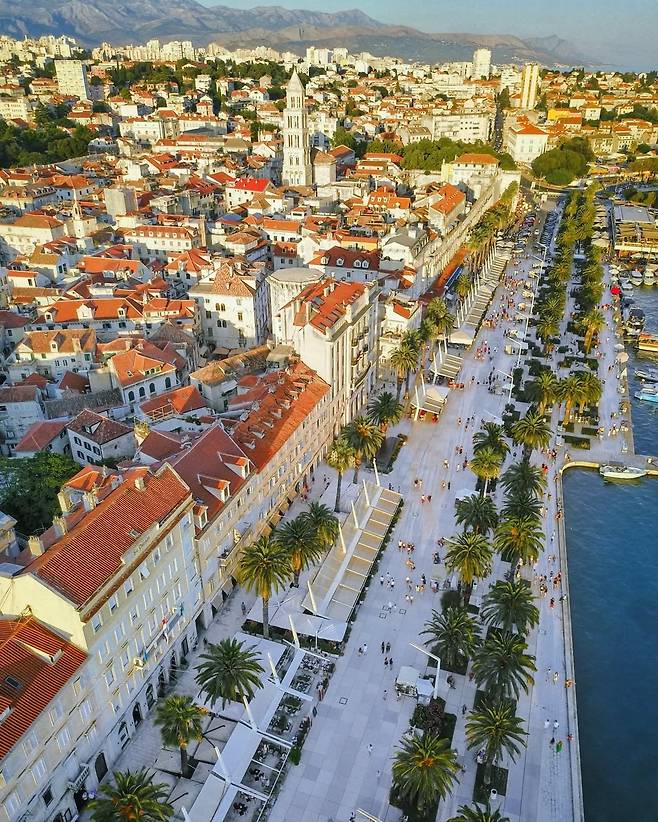 스플리트의 해안가 리바 산책로. 사진제공|CNTB