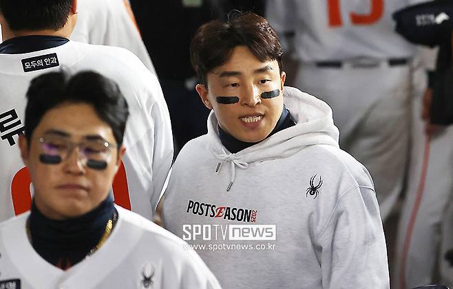 ▲ 손아섭이 주전 구도에서 배제되더라도, 설사 1군 엔트리에서 개막을 시작하지 못하더라도 결국 이 선수가 필요한 시점이 시즌 중 반드시 한 번은 찾아온다는 강정호의 시각은 충분히 일리가 있다. ⓒ곽혜미 기자