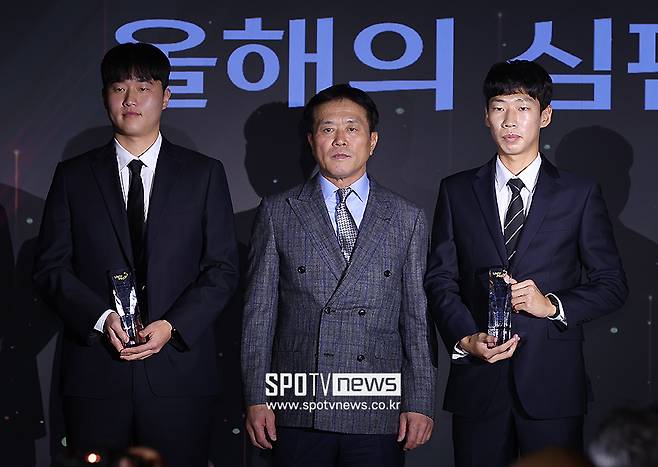 ▲ 이윤섭 김석훈 심판 문진희 위원장 ⓒ곽혜미 기자