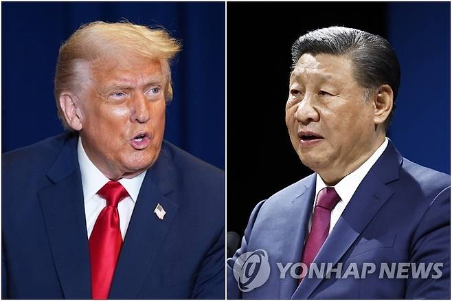 트럼프 미국 대통령(왼쪽)과 시진핑 중국 국가주석 [AP·EPA=연합뉴스 자료사진. 재판매 및 DB 금지]