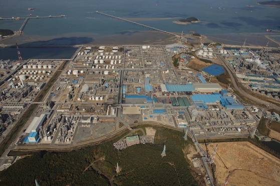 대산석유화학단지 전경