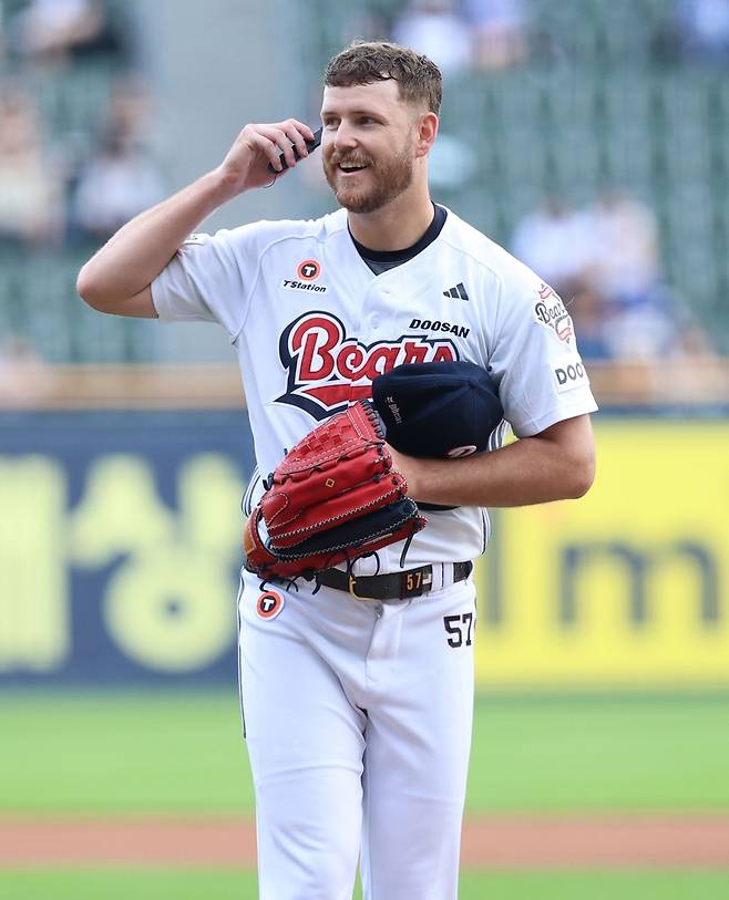 ▲ 콜어빈 ⓒ 두산 베어스