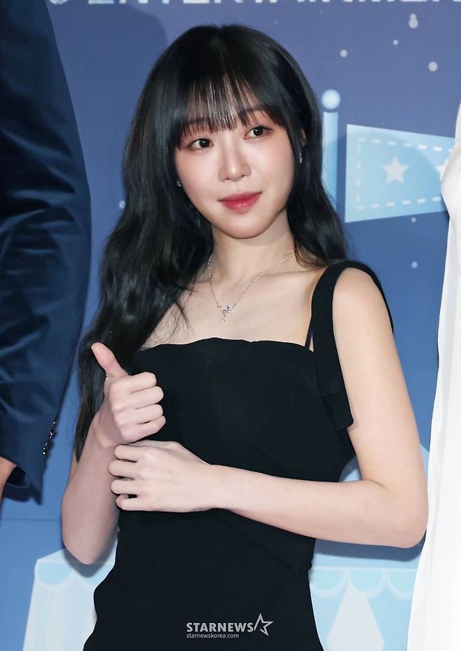 쯔양이 '2025 MBC 방송연예대상' 레드카펫행사에 참석해 포즈를 취하고 있다. /2025.12.29 /사진=이동훈 photoguy@