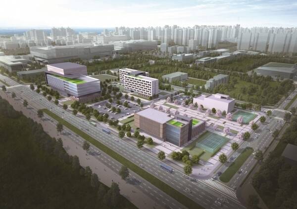 한국외대 송도캠퍼스 조감도. 사진=한국외대