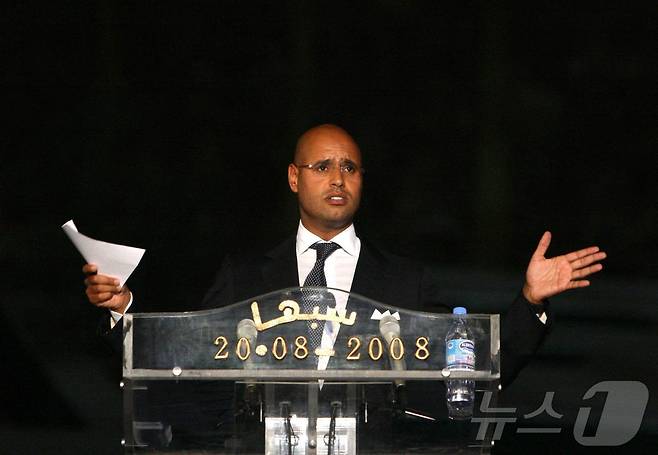 리비아 독재자 무아마르 카다피의 차남 사이프 알이슬람 <자료사진> ⓒ AFP=뉴스1