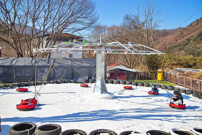 가평 어비계곡 눈썰매장/사진-경기관광공사