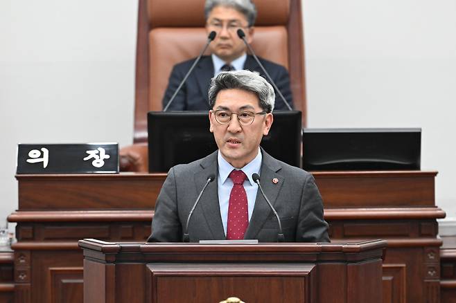 김황국 제주도의회 국민의힘 원내대표