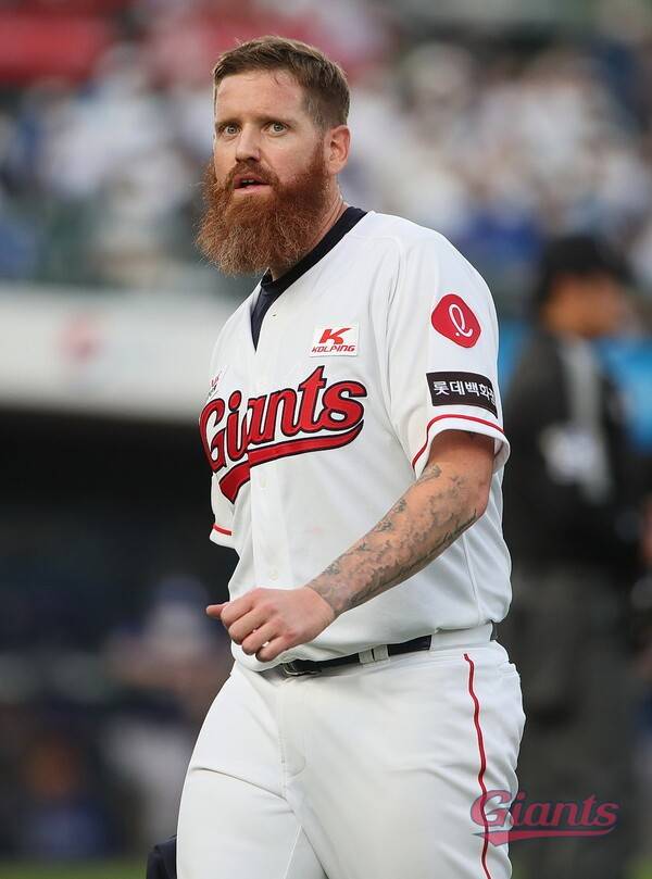 전 롯데 자이언츠 투수 댄 스트레일리. /사진=롯데 자이언츠