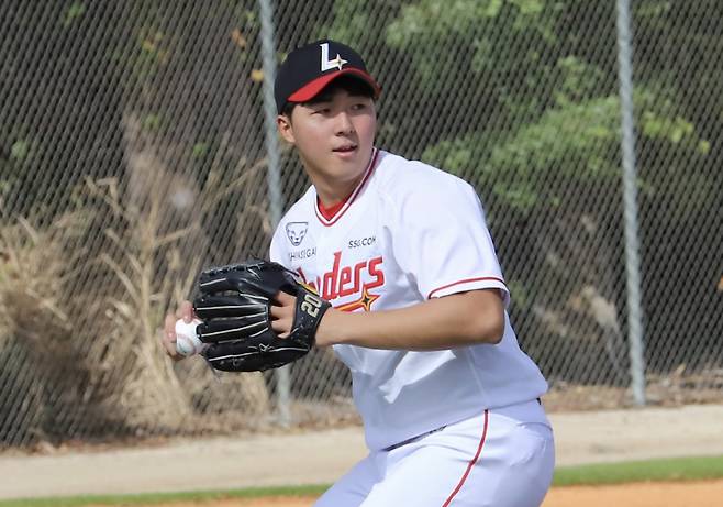 SSG 신인 투수 김민준. 사진=SSG 랜더스