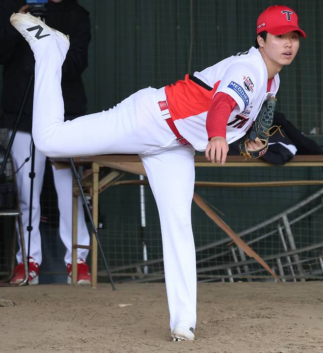 KIA 타이거즈에서 새롭게 시작하는 홍민규. 사진제공=KIA 타이거즈