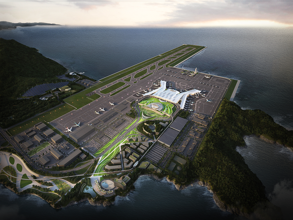 가덕도신공항 건설사업 조감도 ⓒ가덕도신공항건설공단