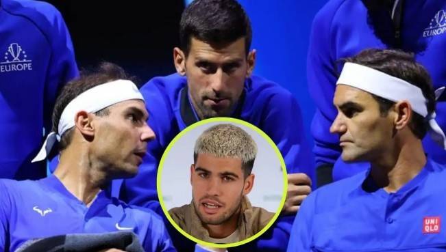 빅3 선수들에 비하면 자신의 레벨이 아직 멀었다고 말하는 알카라스.