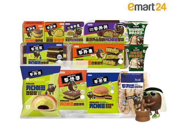 이마트24, 카다이프·피스타치오 활용한 두바이 스타일 단독 신제품 10종. 이마트24
