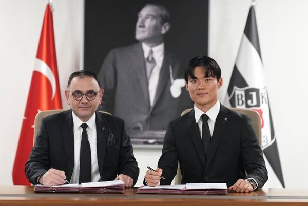 오현규(베식타스). 베식타스 홈페이지 캡처