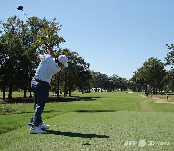 미국프로골프(PGA) 투어에서 LIV 골프로 이적한 안병훈 프로가 2026시즌 개막전 리야드 대회에 출전했다. 사진은 2025년 PGA 투어 대회 때 모습이다. 사진제공=ⓒAFPBBNews = News1 (사진을 무단으로 사용하지 마십시오.)