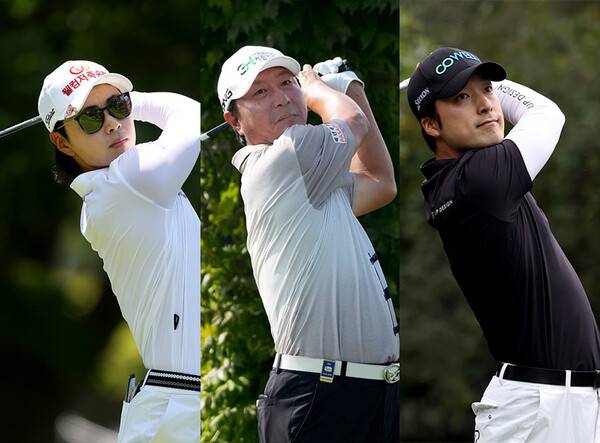한국프로골프(KPGA) 2026 KPGA MY문영 윈터투어 1회 대회에 출전한 이형준, 황인춘, 임예택 프로. 사진제공=ⓒAFPBBNews = News1 (사진을 무단으로 사용하지 마십시오.)