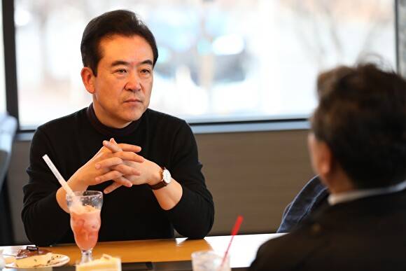 윤희근 전 경찰청장이 4일 <아이뉴스24>와 인터뷰를 하고 있다. 2026. 02. 04. [사진=윤희근 충북도지사 예비후보]