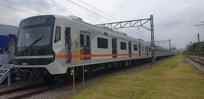 지하철 3호선에 투입한 신조 전동차. 다원시스가 지연 납품한 전동차다. 사진 서울교통공사