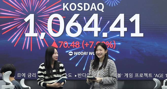 코스닥이 지난달 26일 4년 만에 1000선을 돌파했다. 뉴스1
