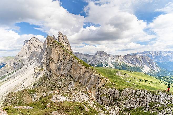 이탈리아 돌로미티는 현재진행중인 동계올림픽 개최지 코르티나 바로 옆이다.